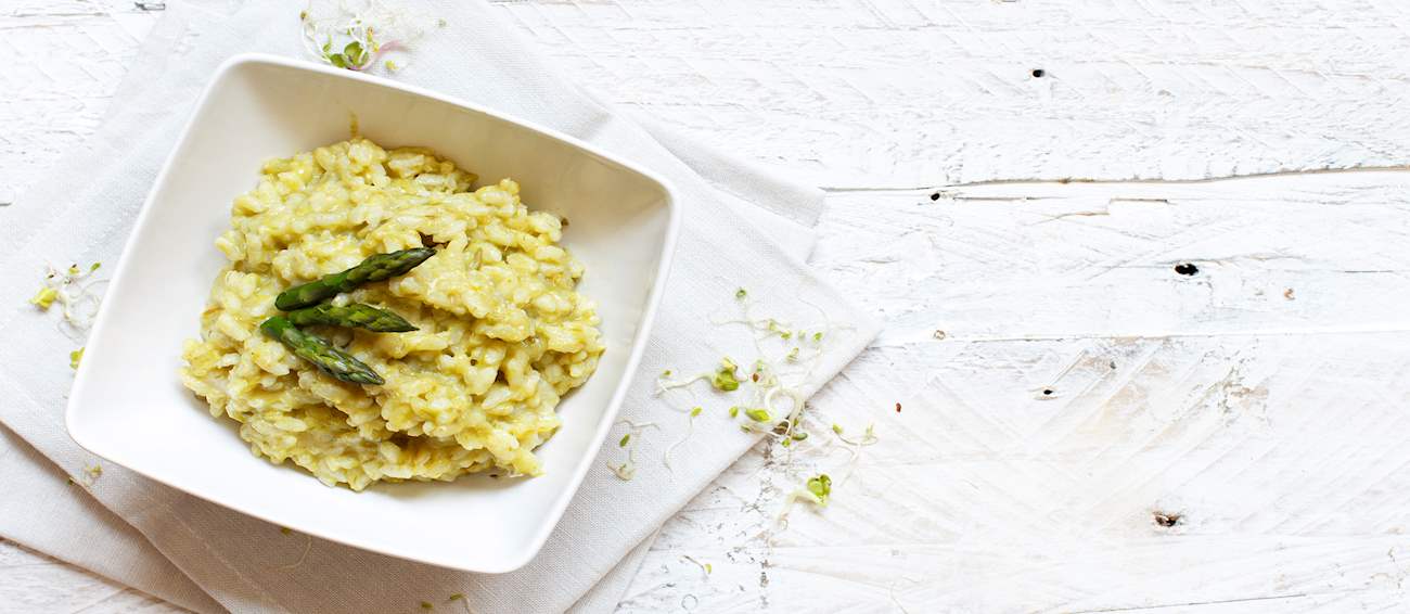 Risotto Verde Traditional Rice Dish From Italy, Western Europe