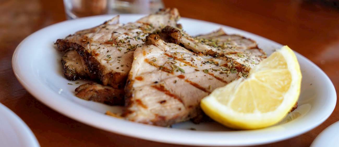 Apáki - Traditionelles Schweinefleischgericht aus Kreta