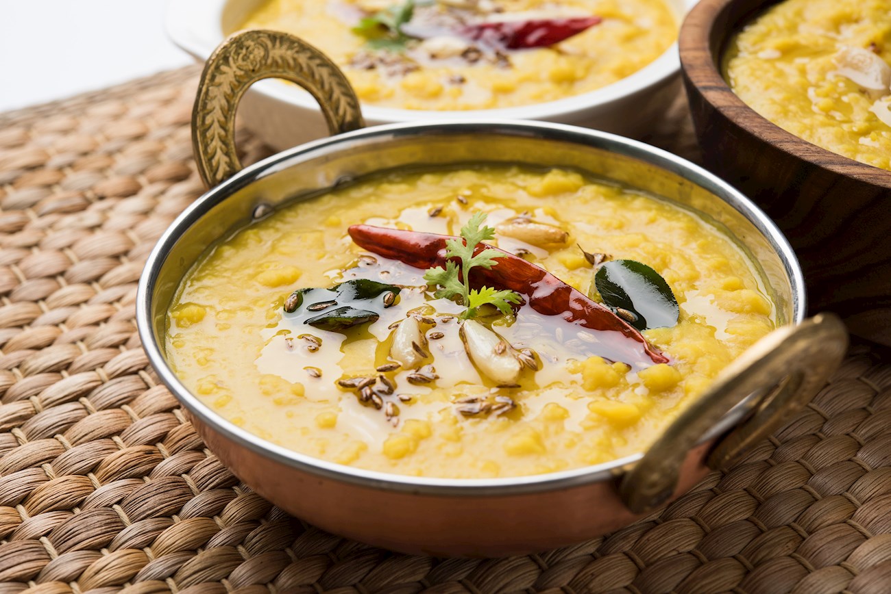 Dal Tadka Traditional Stew From Northern India India