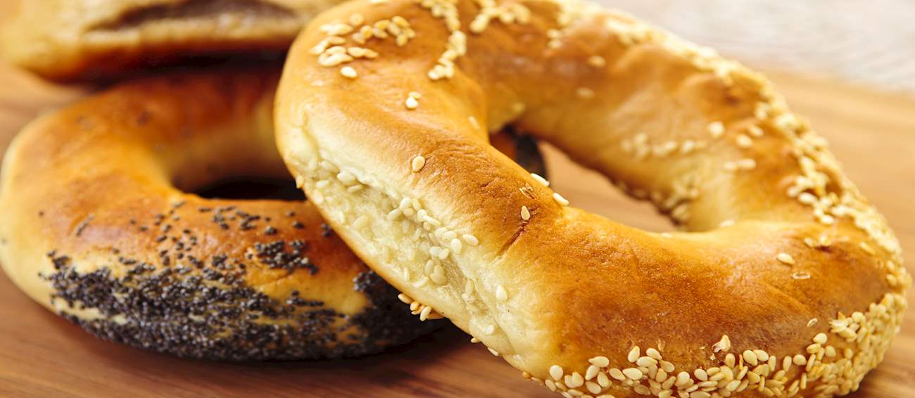 MontrealStyle Bagel Traditional Snack From Montreal, Canada