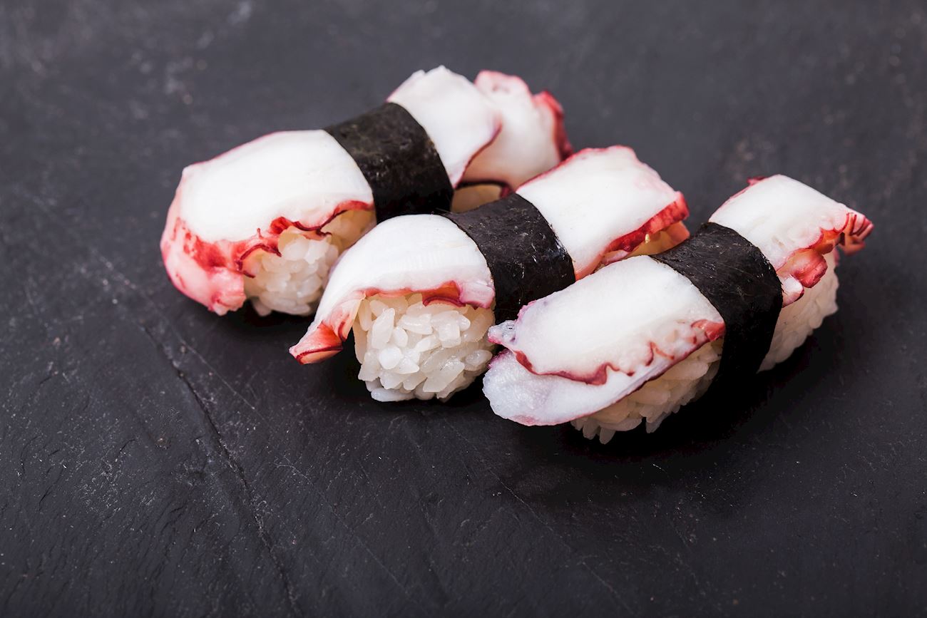 Where to Eat the Best Tako Nigiri Sushi in the World? TasteAtlas