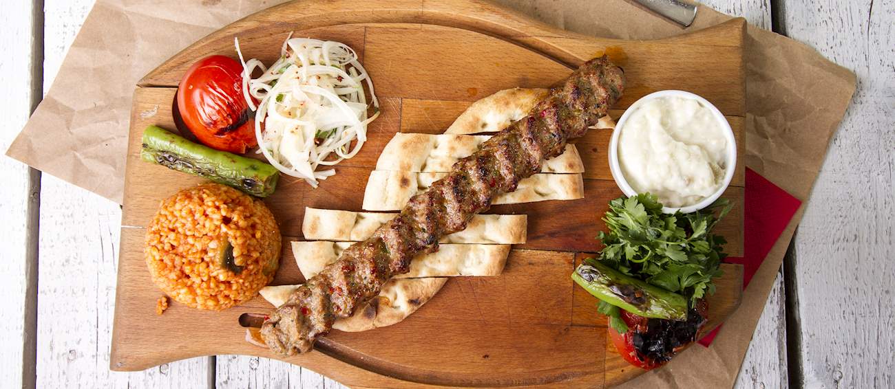 Adana Kebap Traditional Lamb and Mutton Dish From Adana, Turkey