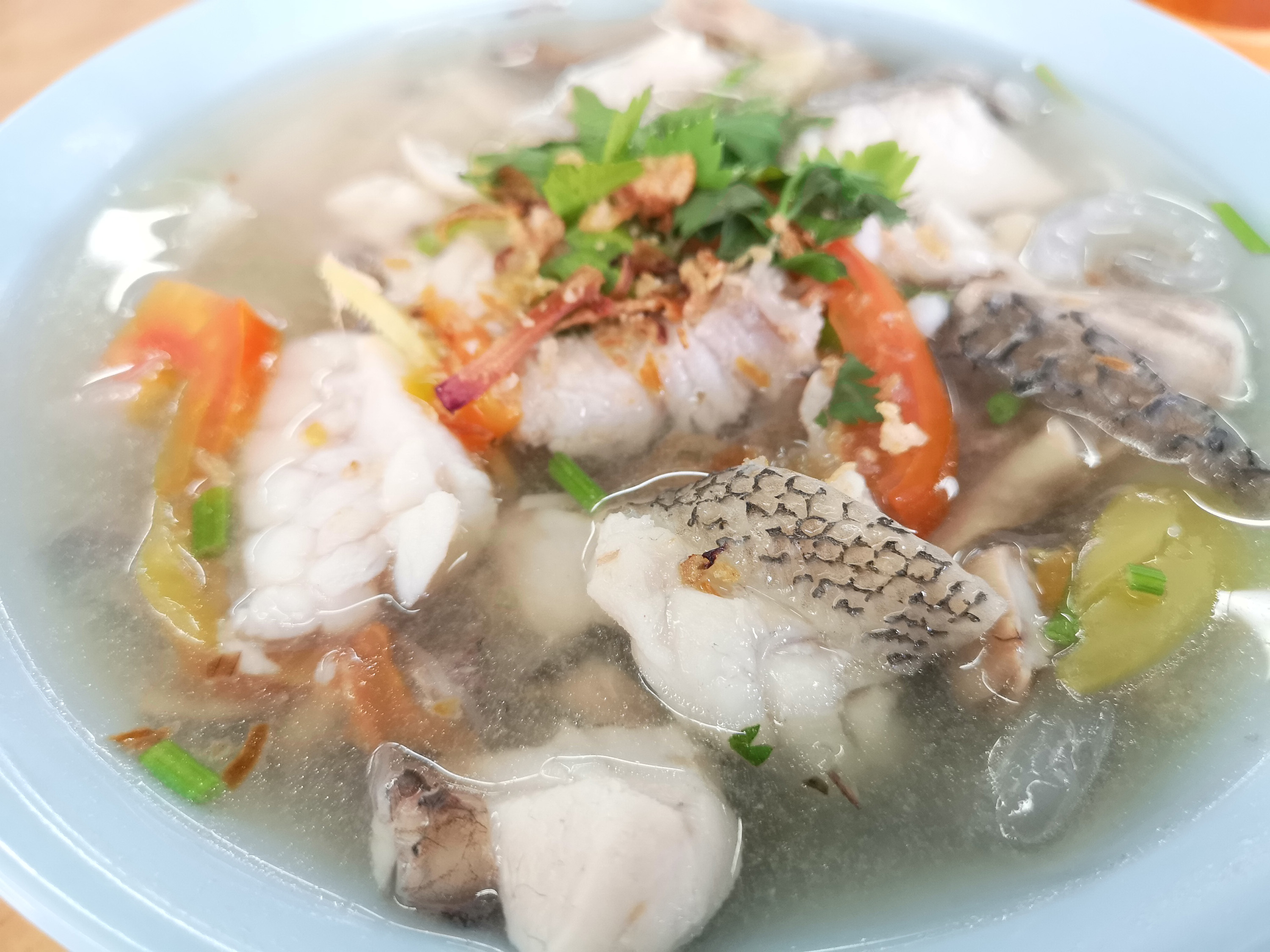Sliced Fish Soup | Traditional Fish Soup From Singapore, Southeast Asia