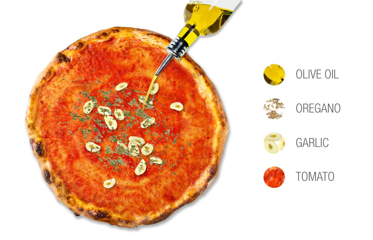 Pizza Marinara Traditional Pizza From Naples, Italy