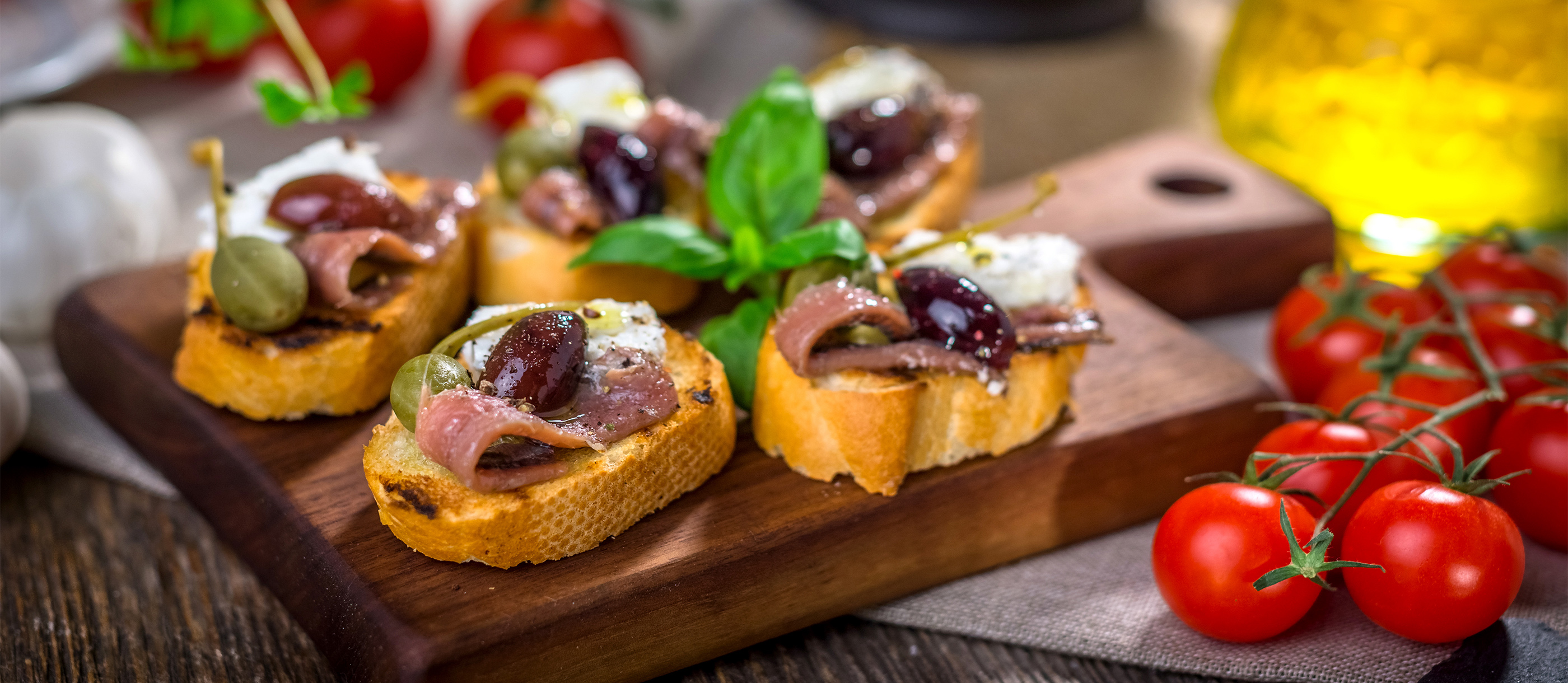 Anchovy Canapés | Traditional Appetizer From France