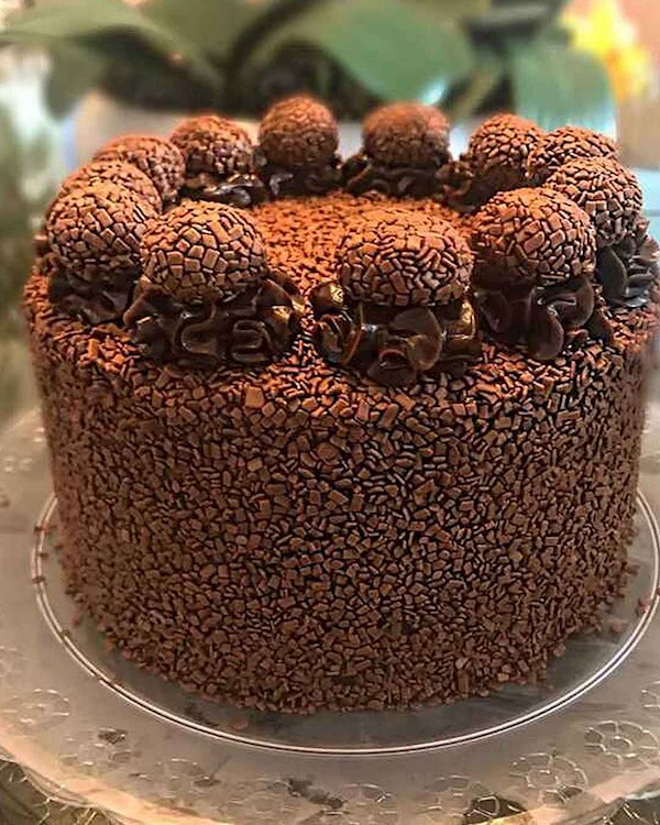 Bolo de Brigadeiro  Traditional Chocolate Cake From Brazil