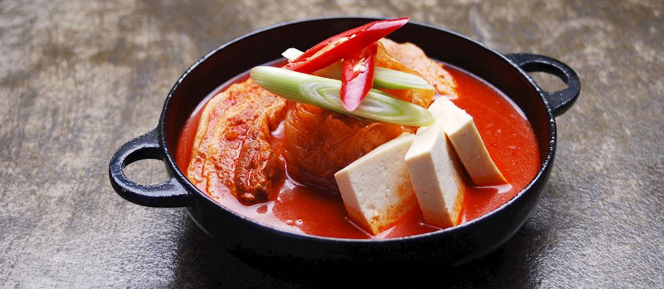 อาหารเกาหลี กิมจิจิเก Kimchi Jjigae 김치찌개