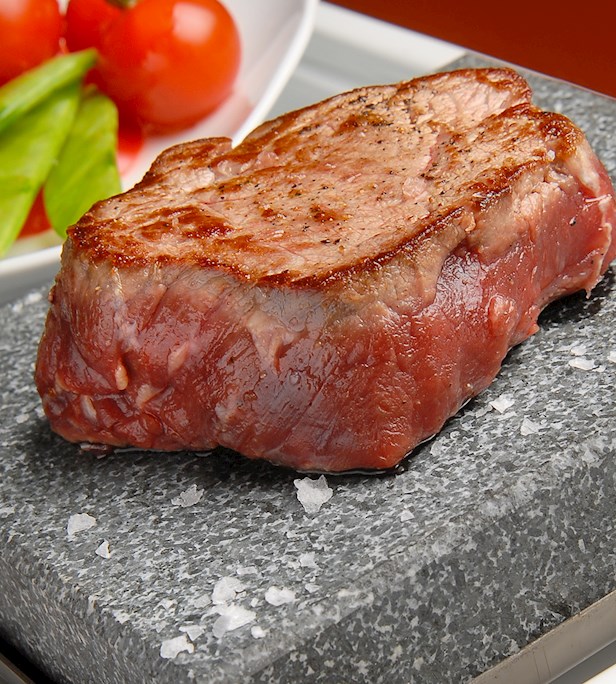 Grilled Meat on Stone