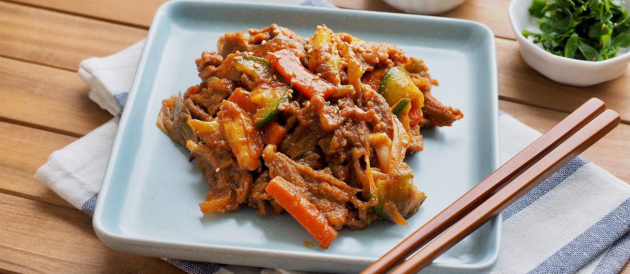 Jeyuk Bokkeum Traditional Pork Dish From South Korea