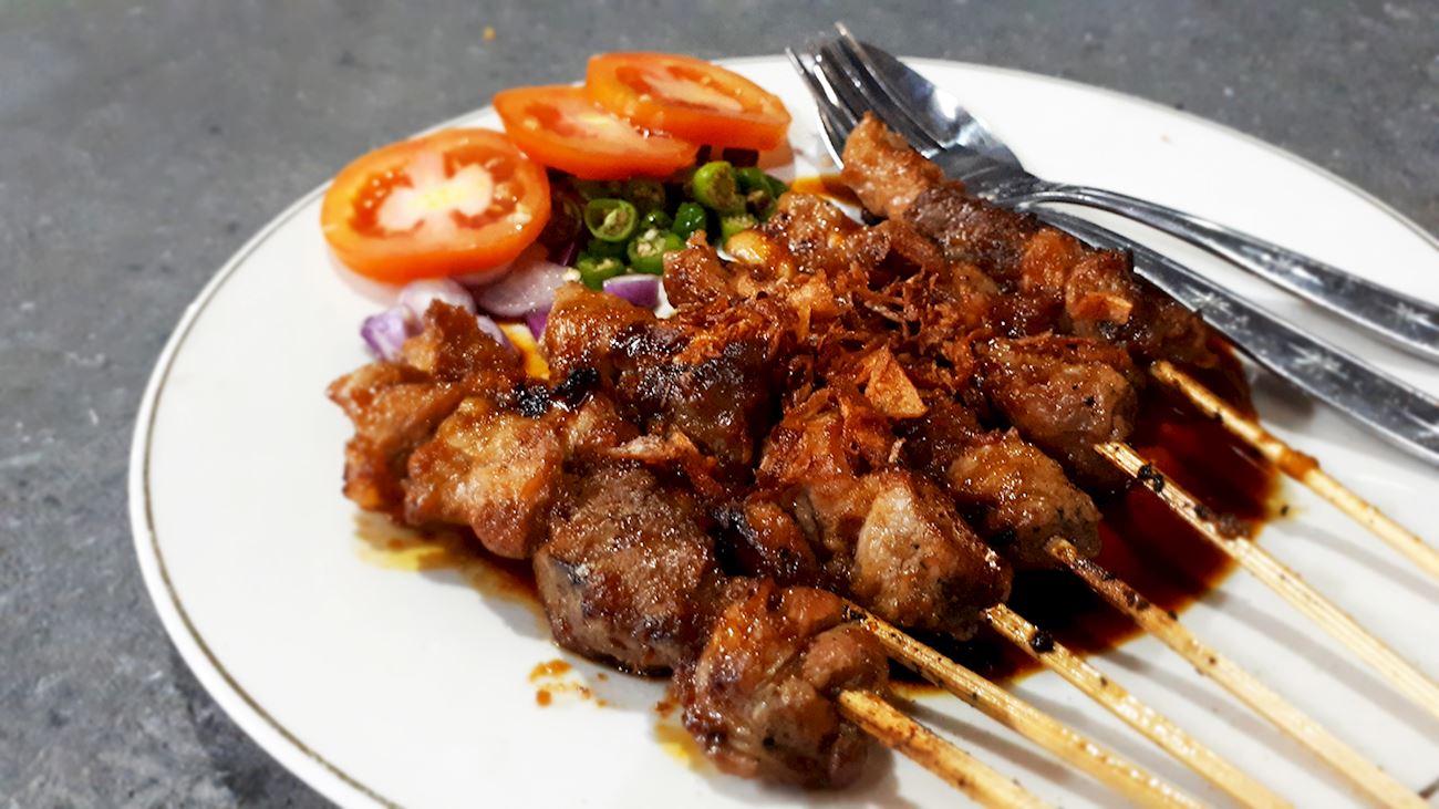 Sate Kambing | Traditional Street Food From Indonesia, Southeast Asia