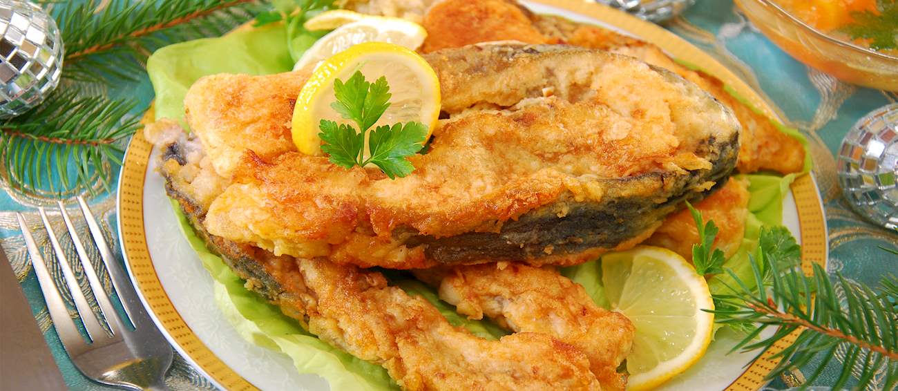 Ryba Smażona Traditional Fish Dish From Poland