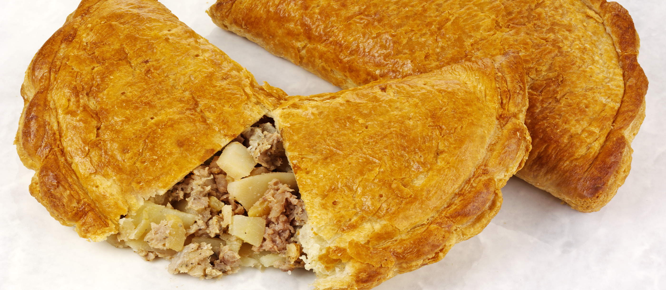 Pastie Traditional Savory Pie From Northern Ireland United Kingdom