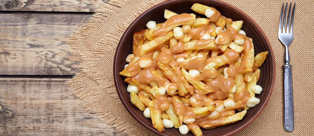 Poutine Traditional Potato Dish From Quebec, Canada