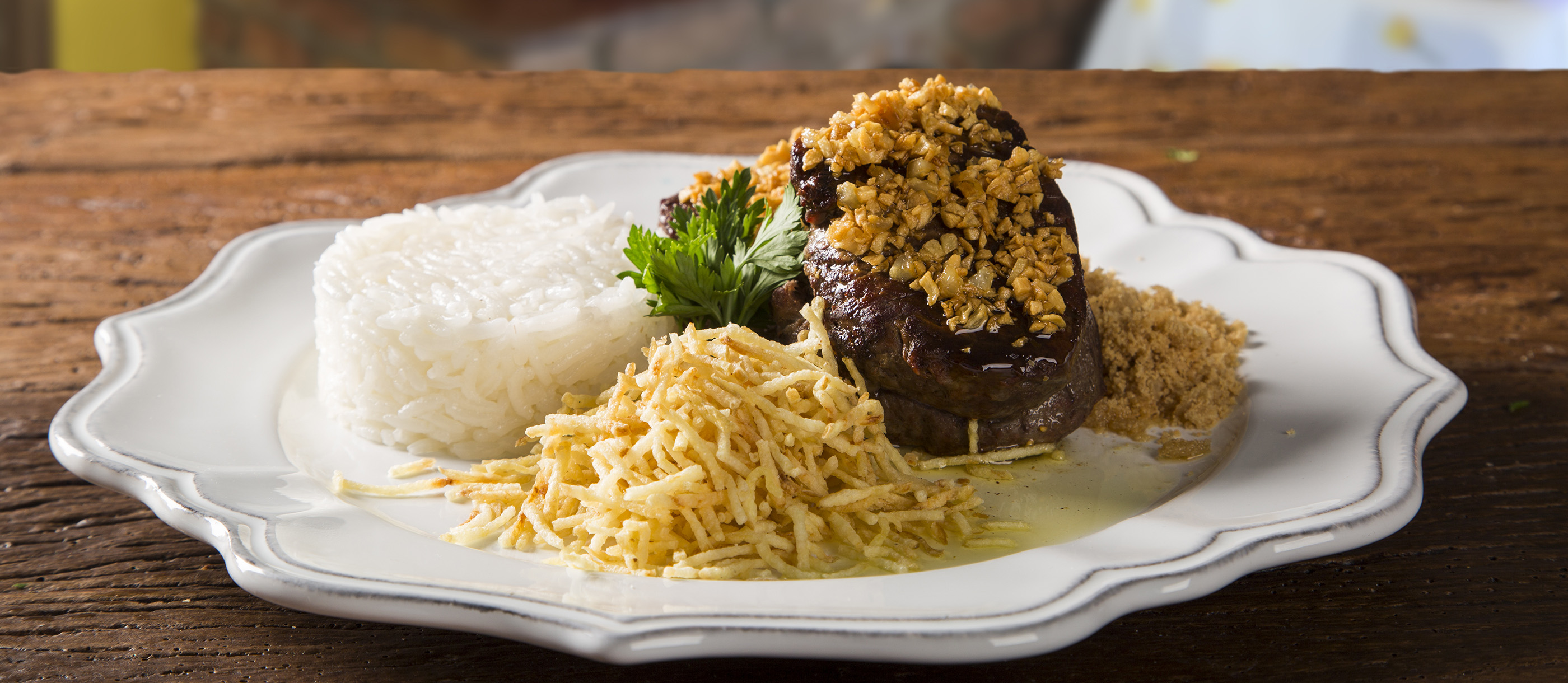 Filé Oswaldo Aranha Traditional Beef Dish From Rio de Janeiro, Brazil
