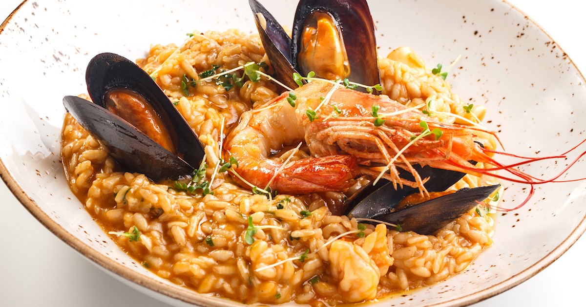 Risotto ai Frutti di Mare | Traditional Rice Dish From Italy, Western ...