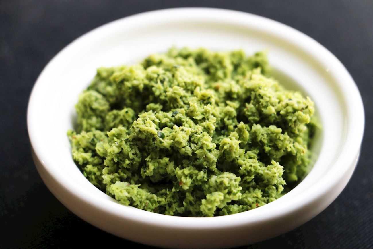 Mint Chutney Traditional Side Dish From India