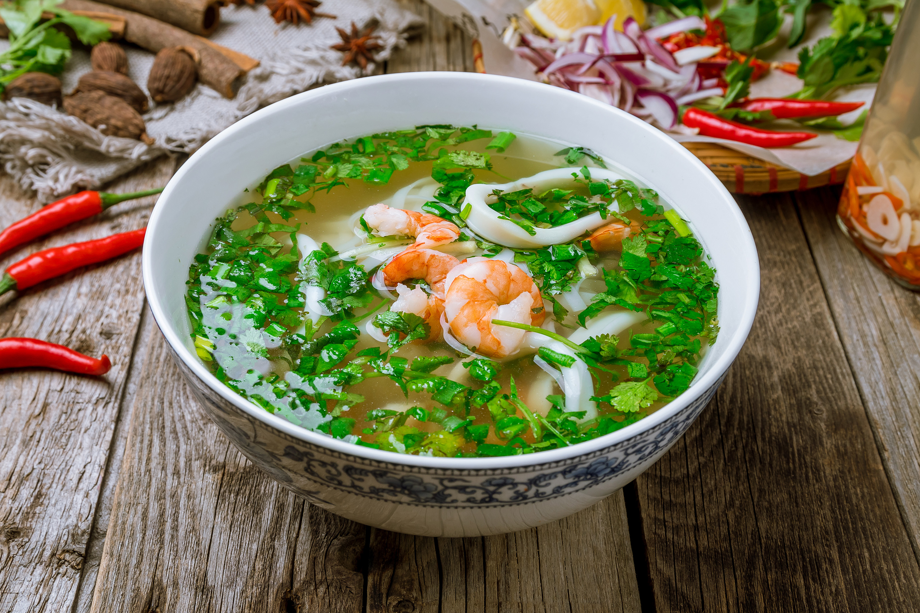 Phở Hải Sản | Traditional Noodle Soup From Vietnam, Southeast Asia