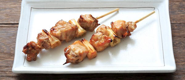 Japanese Chicken Skewers - Negima Yakitori