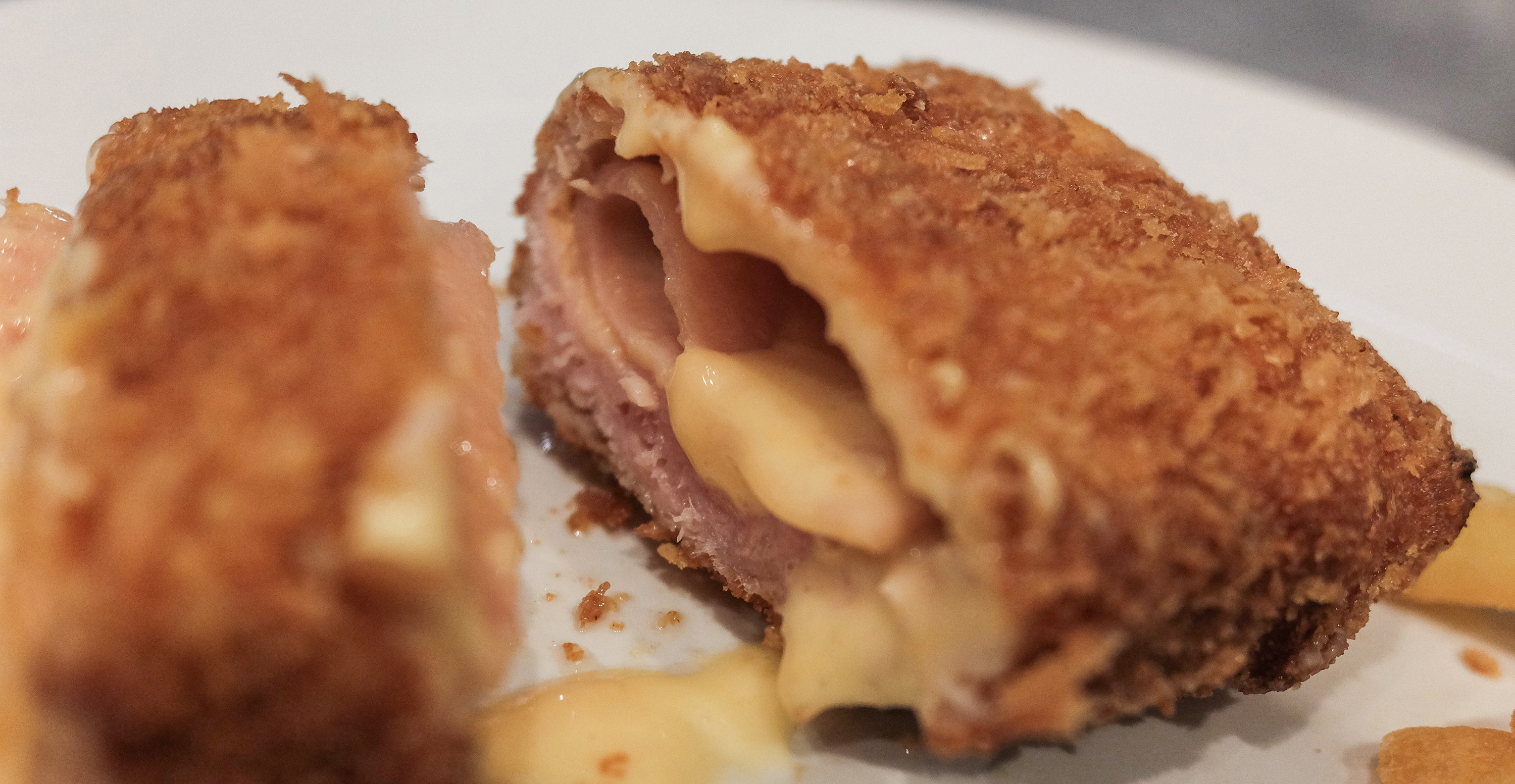 Costoletta Alla Valdostana Traditional Veal Dish From Aosta Valley, Italy