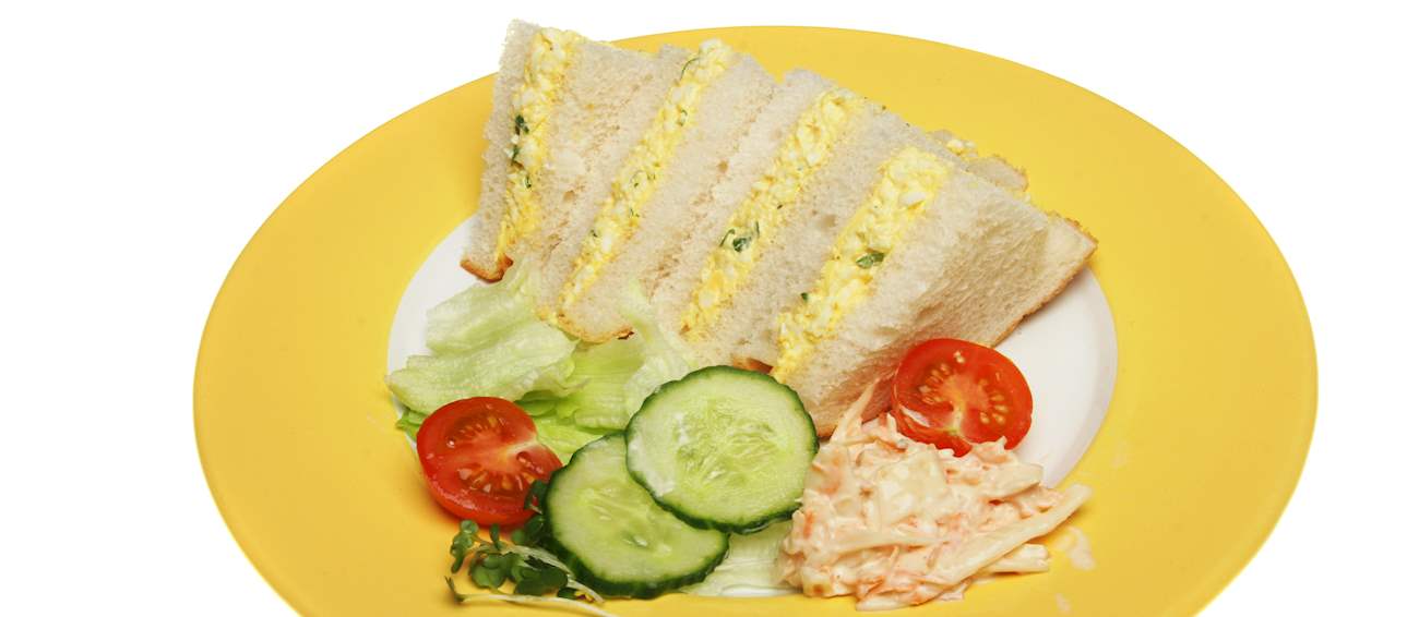 Egg And Cress Sandwich | Traditional Sandwich From England, United Kingdom