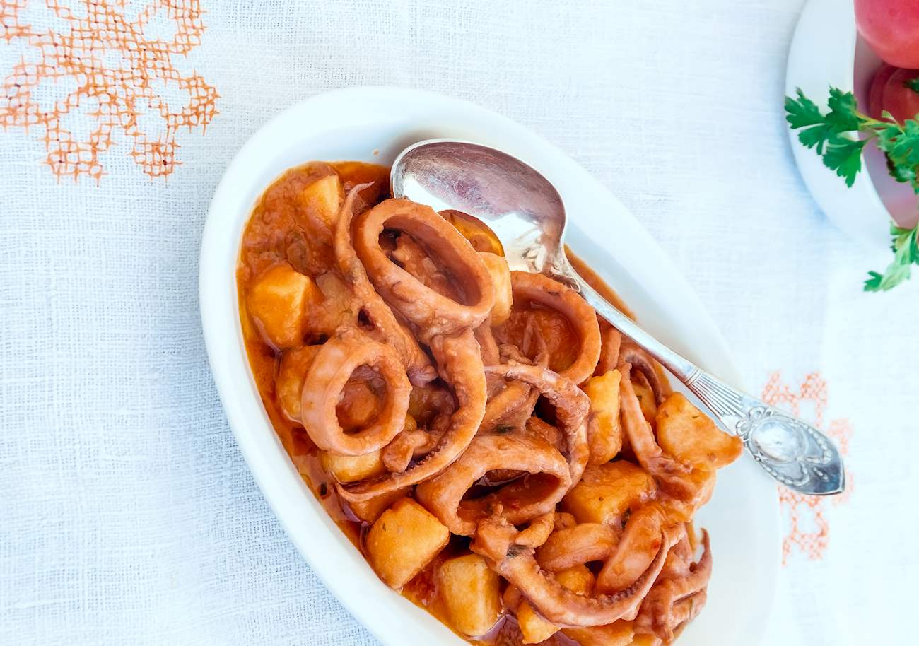 Totani e Patate | Traditional Squid Dish From Campania, Italy