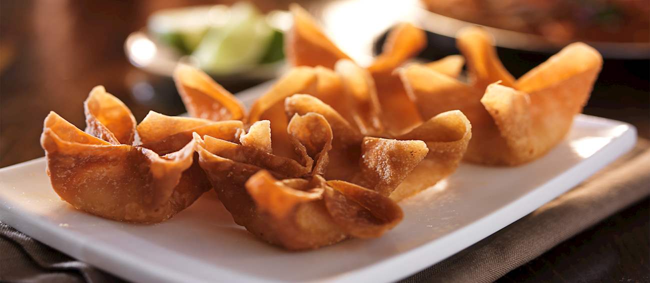 Crab Rangoon Traditional Dumplings From United States of America