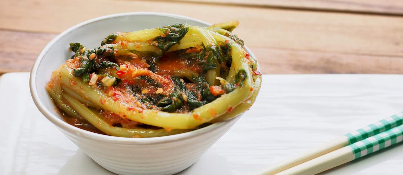 Yeolmu Kimchi Traditional Side Dish From South Korea