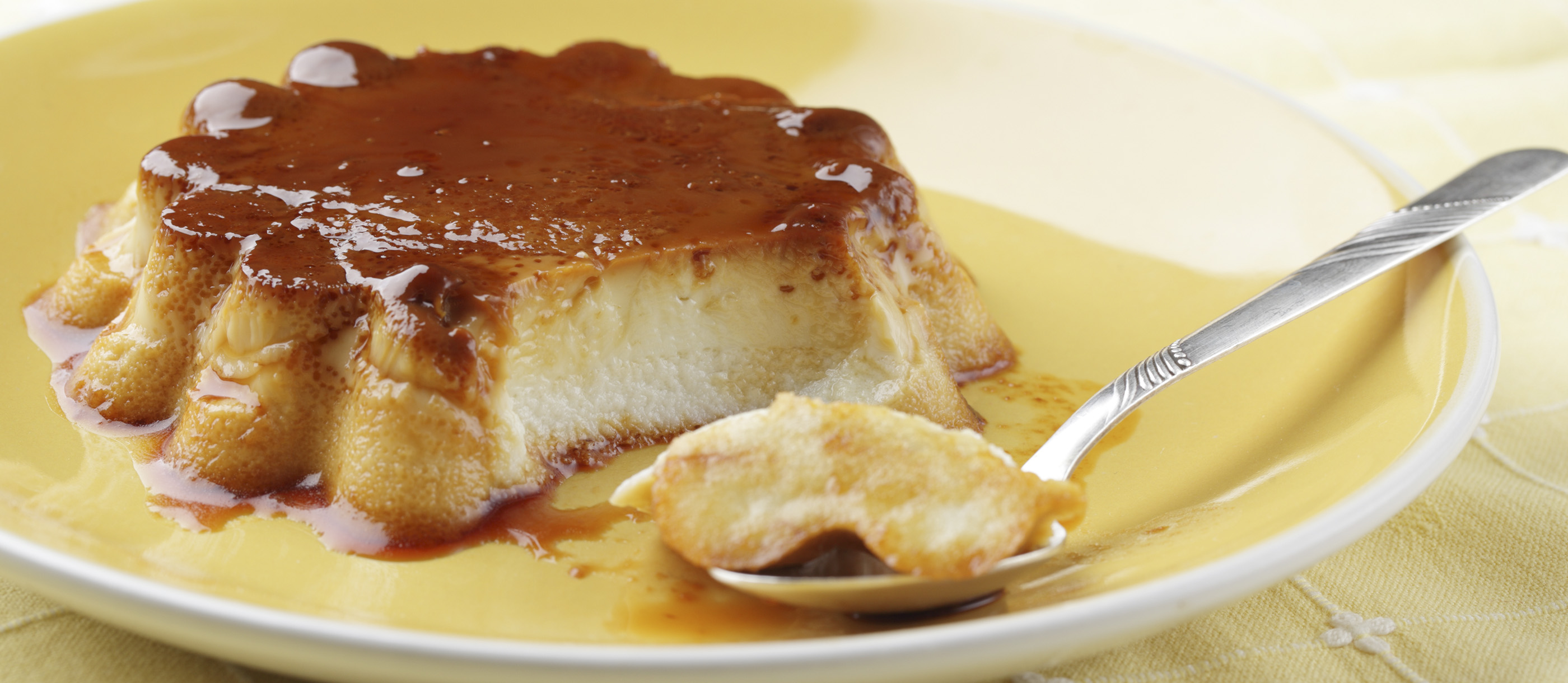 Flan de Coco | Traditional Dessert From Colombia