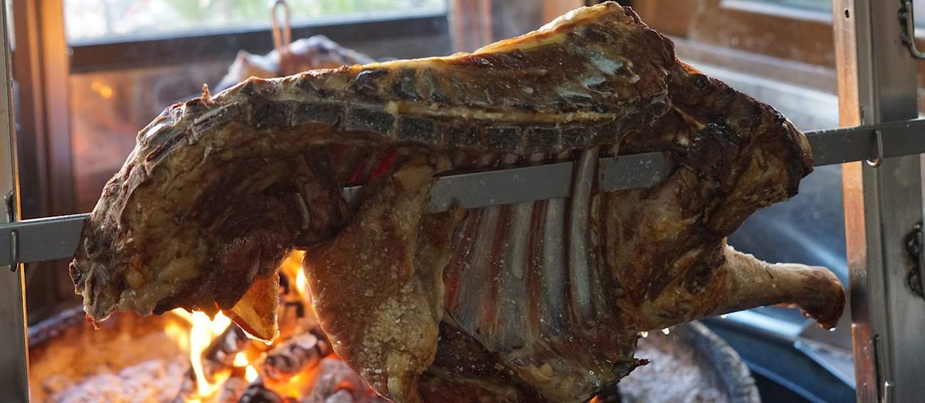 Antikristo Traditional Barbecue From Crete Greece