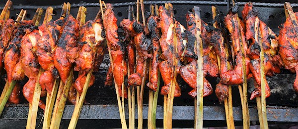 Ramadan Bazaar in Kuala Lumpur - Ayam Percik | Traditional Chicken Dish From Kelantan, Southeast Asia