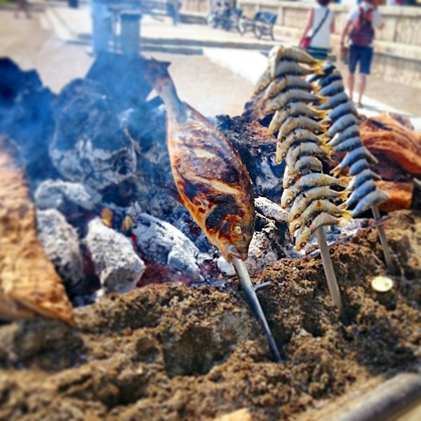 Espetos  Traditional Saltwater Fish Dish From Province of Málaga