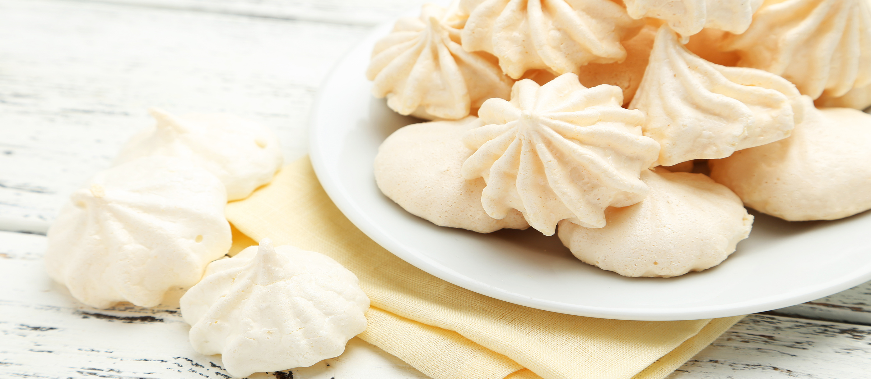 French Meringue Traditional Dessert From France