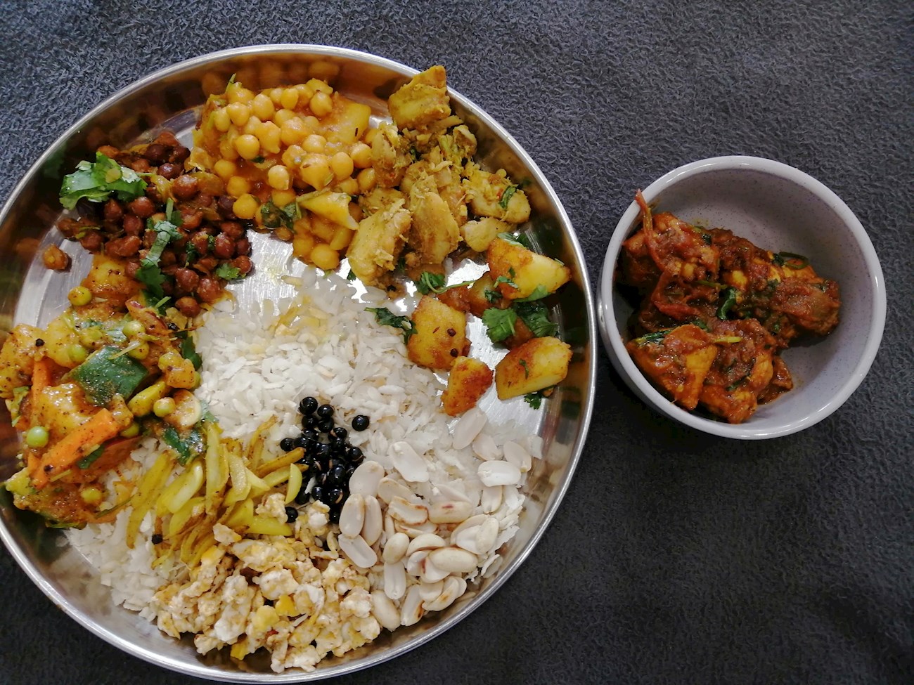 Baji Traditional Rice Dish From Nepal
