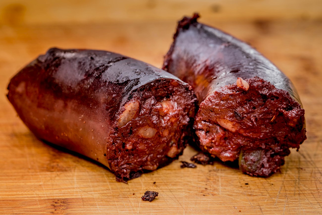 Morcilla Traditional Blood Sausage From Spain, Western Europe