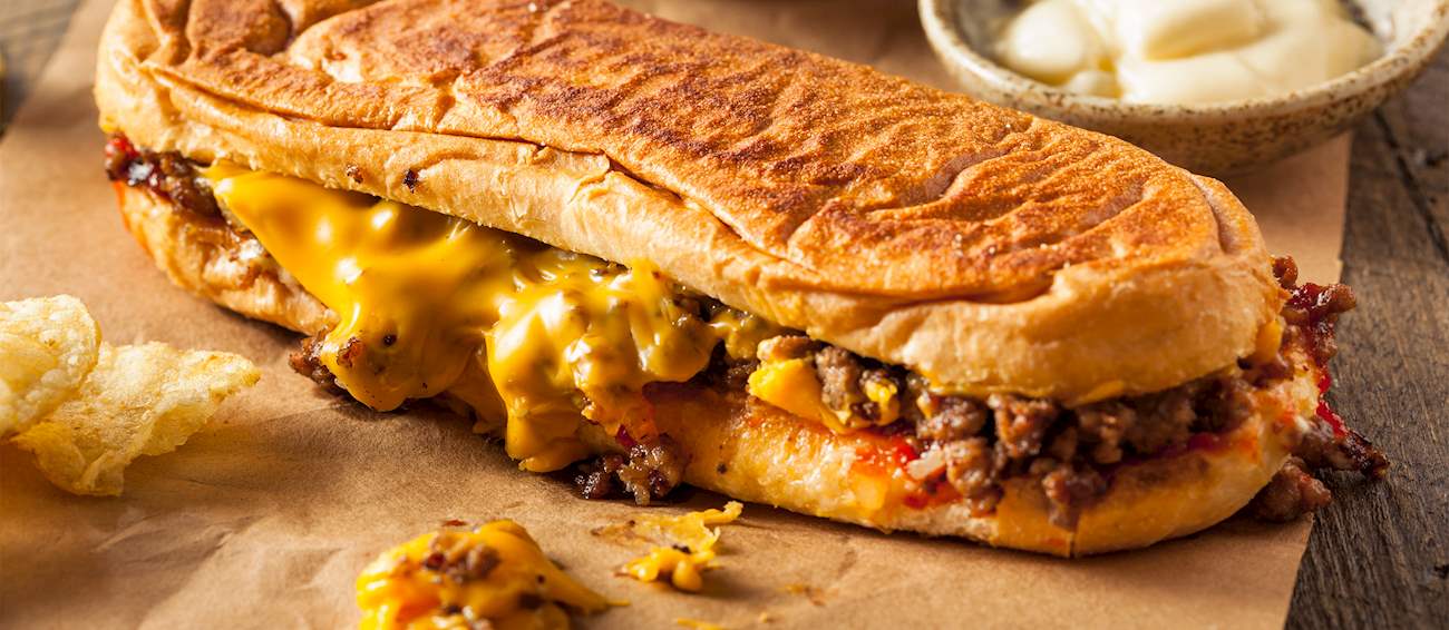 Chopped Cheese Traditional Sandwich From Manhattan, United States of