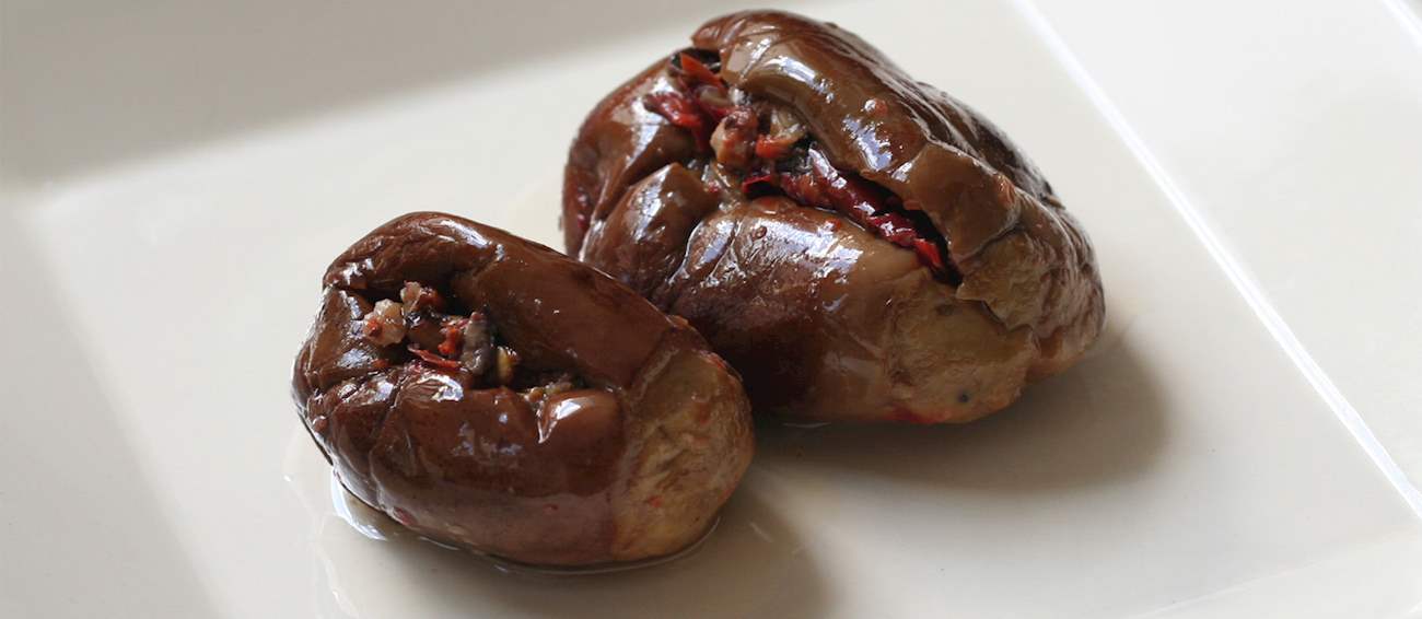 Makdous Traditional Vegetable Dish From Syria