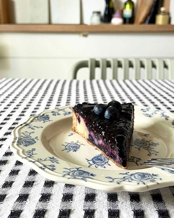 Recette de tarte aux myrtilles à l'ancienne - Délice et Sens