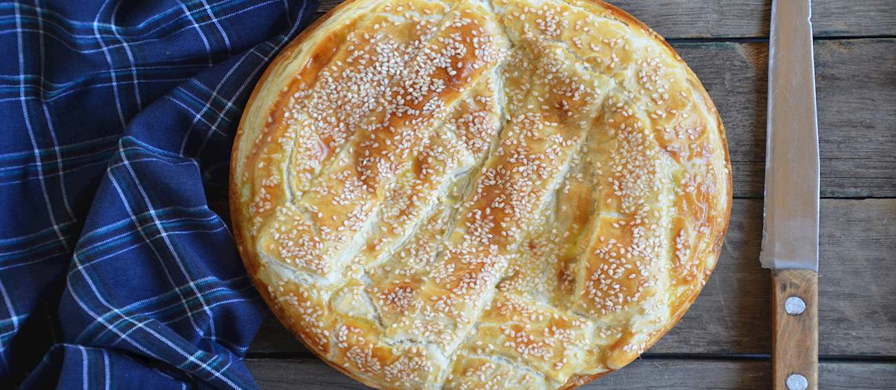 Kreatopita | Traditional Savory Pie From Greece, Southeastern Europe