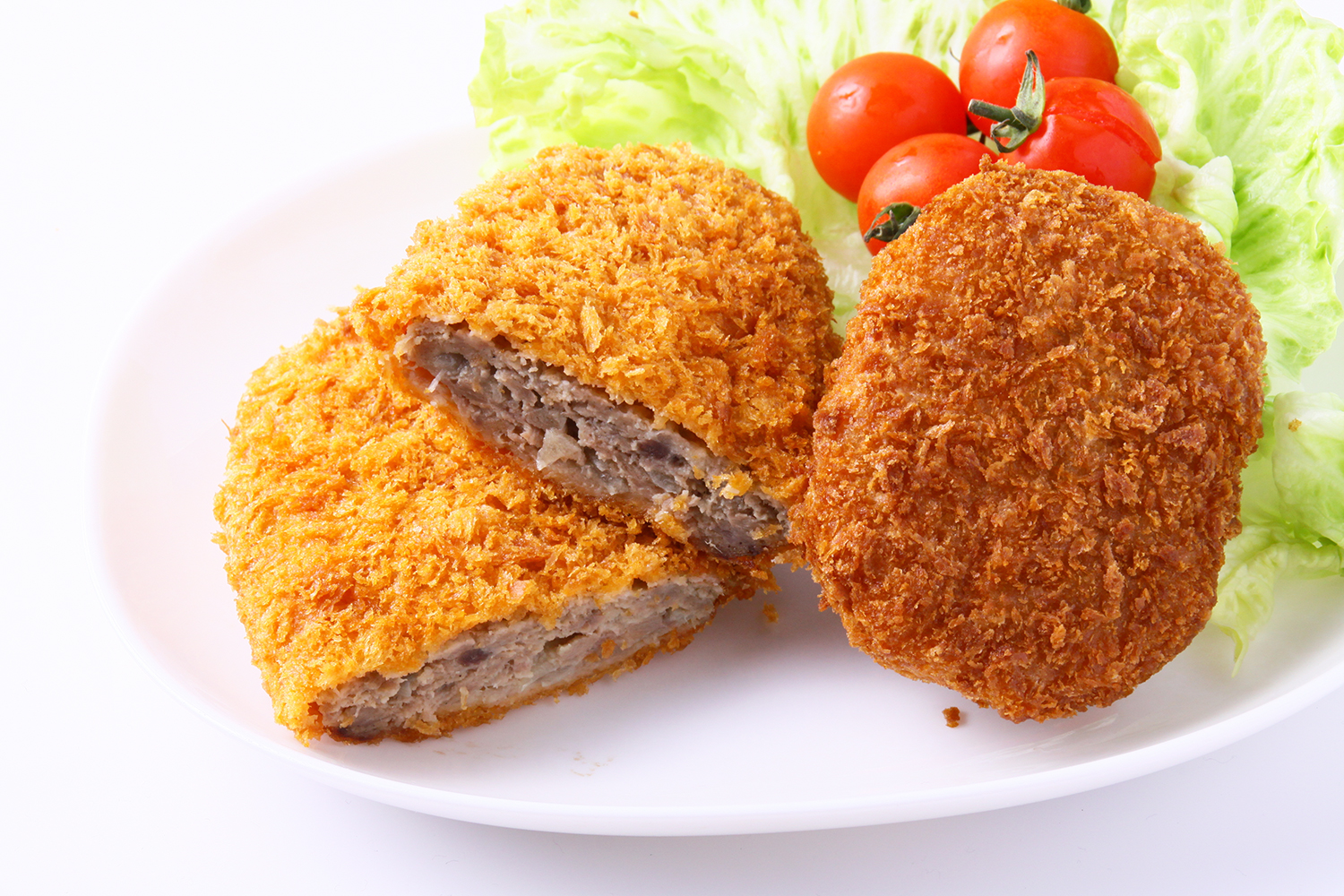 Menchi Katsu Traditional Ground Meat Dish From Tokyo Japan