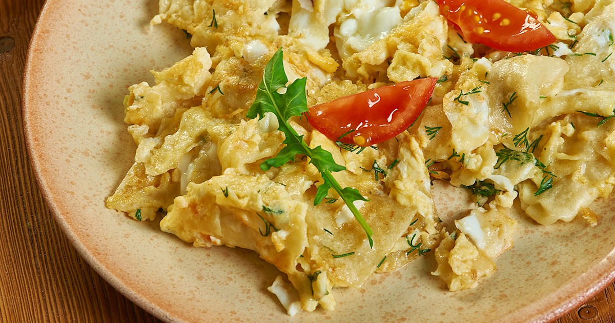 Matzah Brei Traditional Egg Dish From Israel