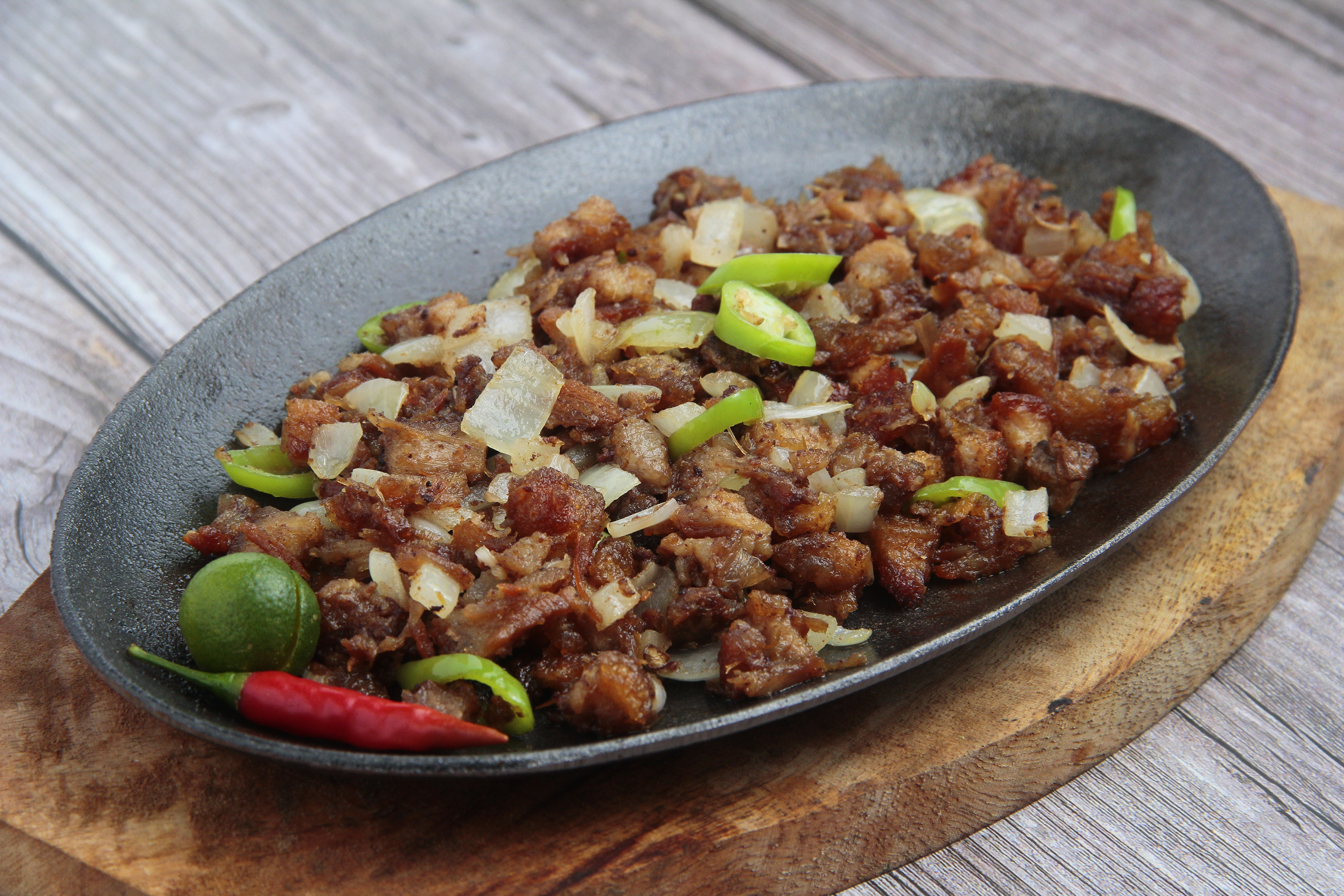 Sisig Traditional Pork Dish From Angeles Philippines
