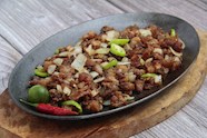 Sisig Traditional Pork Dish From Angeles Philippines