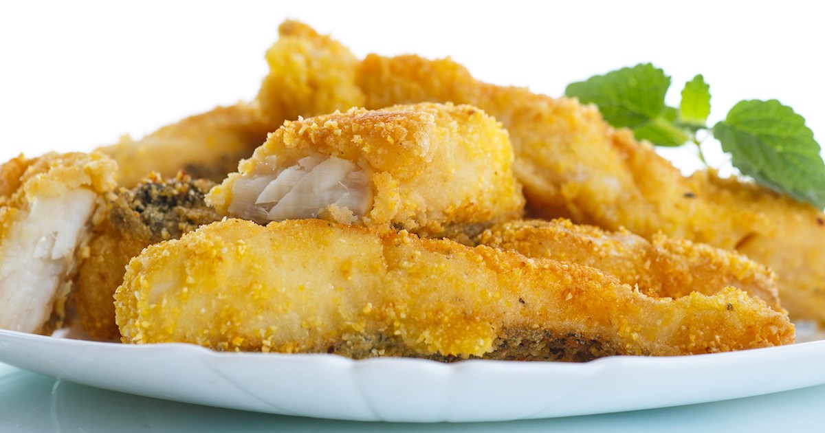 Fried Catfish Traditional Freshwater Fish Dish From Alabama, United States of America