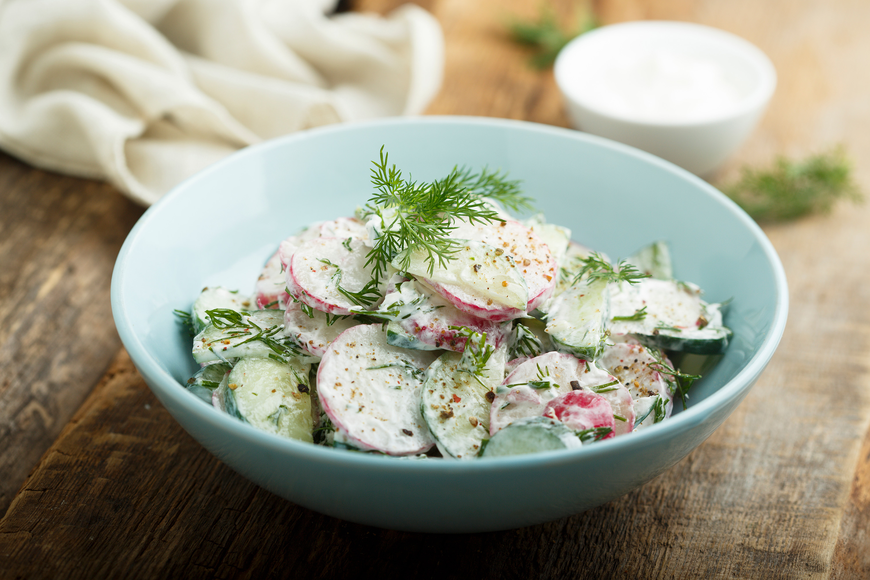 Russian Cucumber And Radish Salad | Traditional Salad From Russia ...