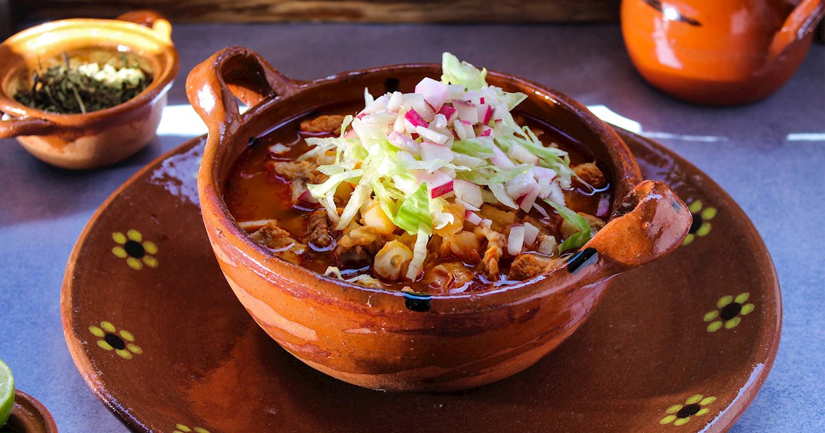Pozole Rojo | Traditional Stew From Mexico