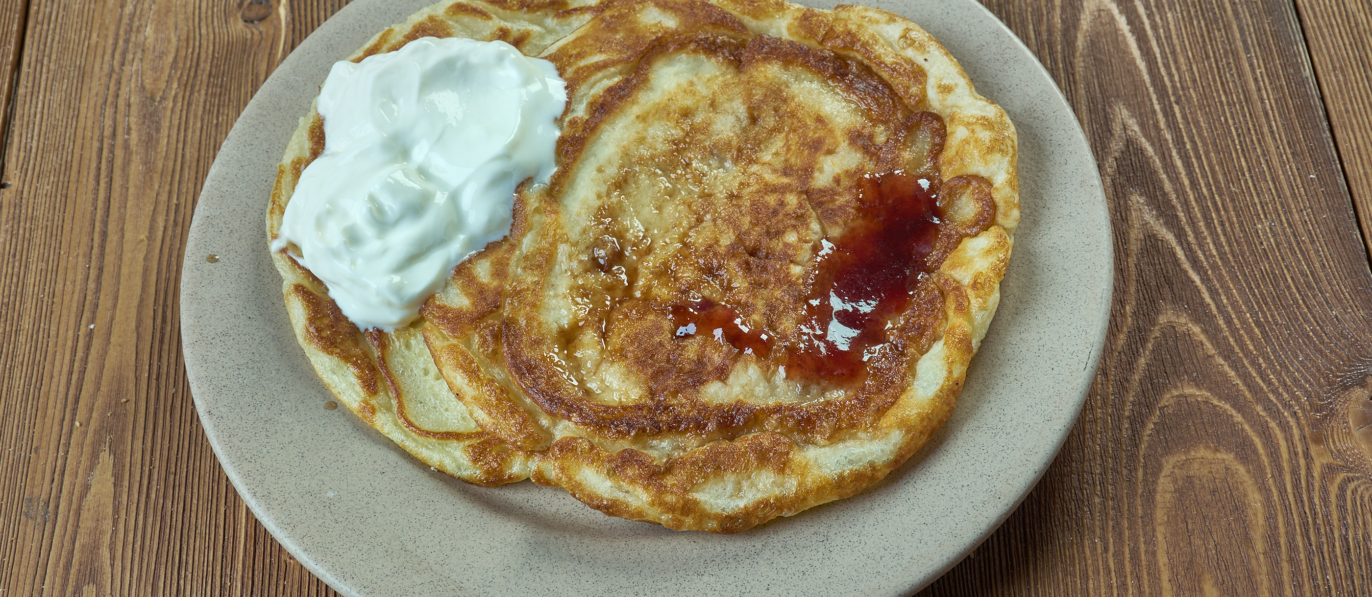 Crempog Traditional Pancake From Wales, United Kingdom