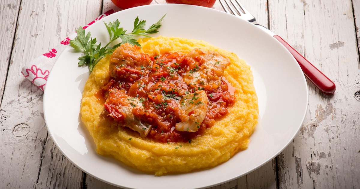 Polenta Con il Merluzzo Authentic Recipe | TasteAtlas