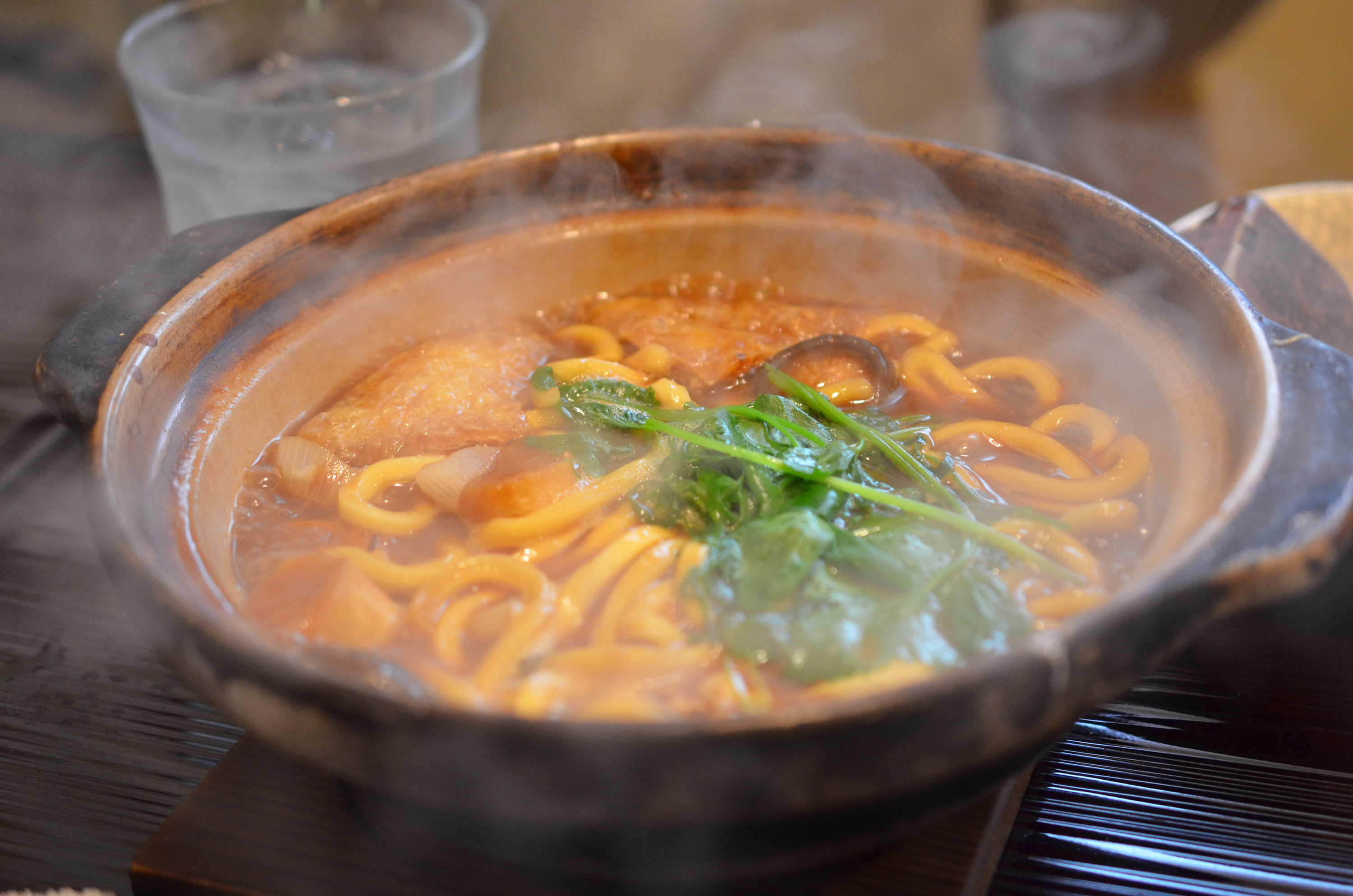 Miso Nikomi Udon Traditional Noodle Dish From Nagoya Japan