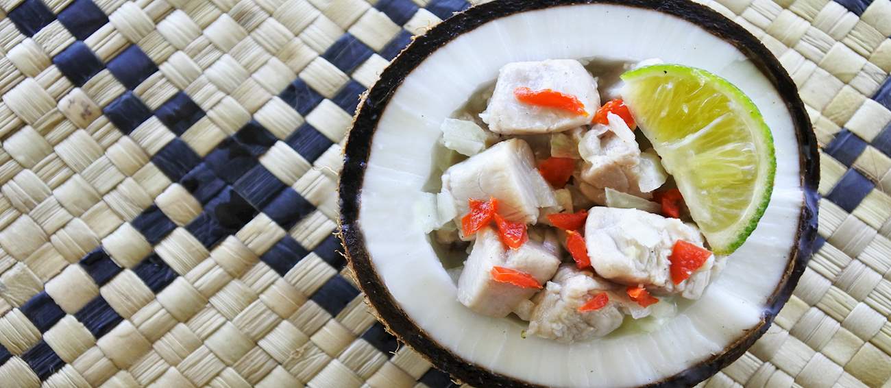 Kokoda Traditional Saltwater Fish Dish From Fiji