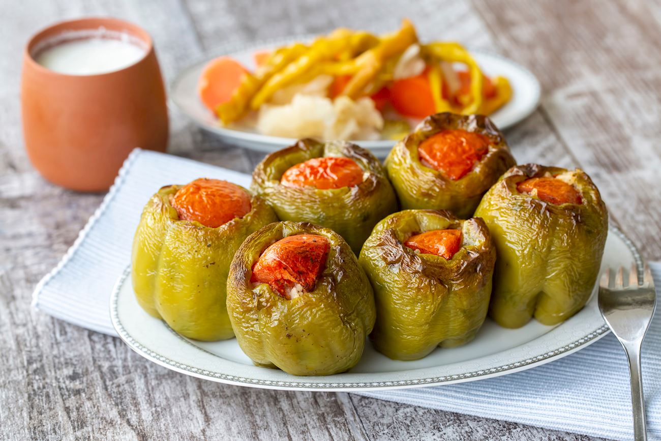 Dolma Traditional Ground Meat Dish From Turkiye
